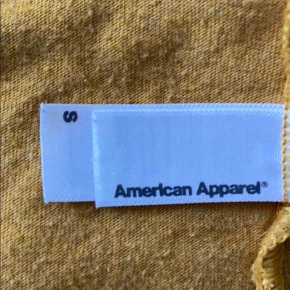 American Apparel mustard dress - Picture 7 of 8